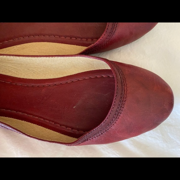 Frye Carson Flat Burnt Red size 8 - Picture 3 of 9